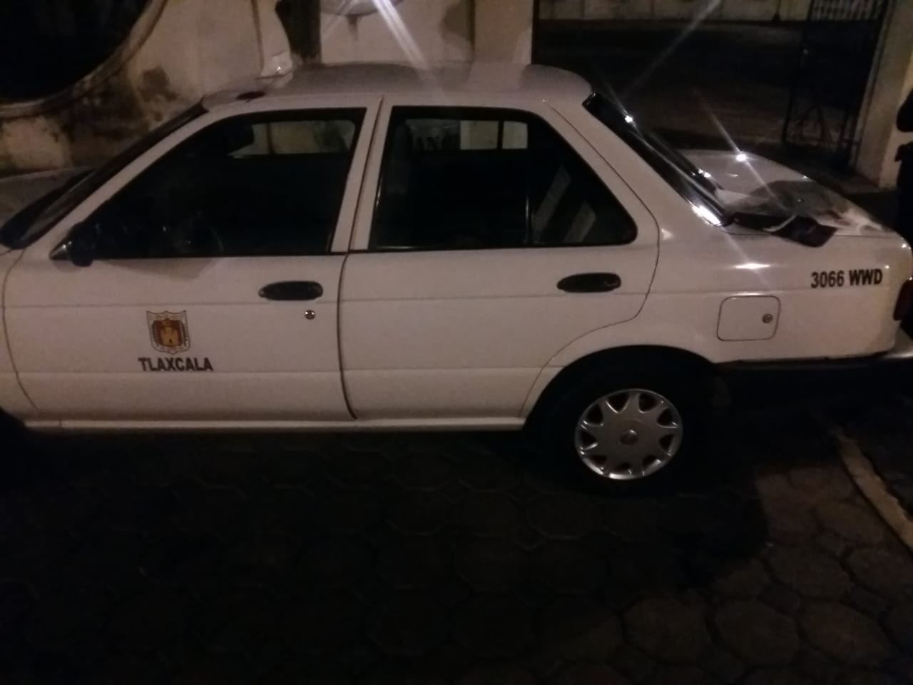 Recupera CES taxi de Tlaxcala robado